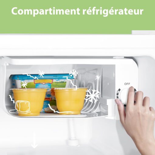 COMFEE' RCD50WH2(E) | Mini Réfrigérateur 43L avec Freezer – Image 4