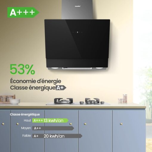 COMFEE' ANGJ72B | Hotte Aspirante Inclinée Premium A+++ 60cm – Image 2