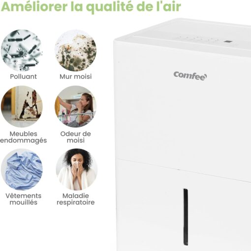 COMFEE' MDDPE-50DEN7 | Déshumidificateur Industriel 50L/jour – Image 10
