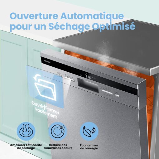 COMFEE' FD1435E-X | Lave-vaisselle 14 Couverts Ultra-Silencieux – Image 3