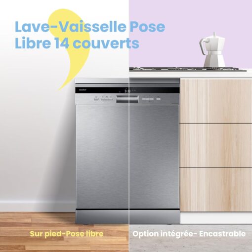 COMFEE' FD1435E-X | Lave-vaisselle 14 Couverts Ultra-Silencieux – Image 5