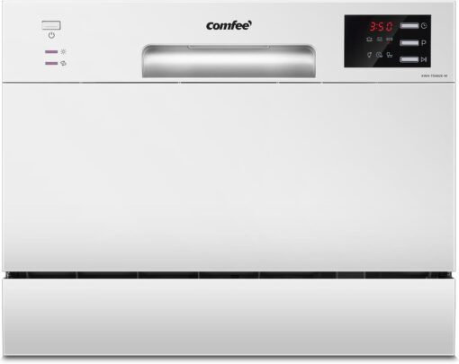 COMFEE' TD602E-W | Lave-vaisselle Compact 6 Couverts
