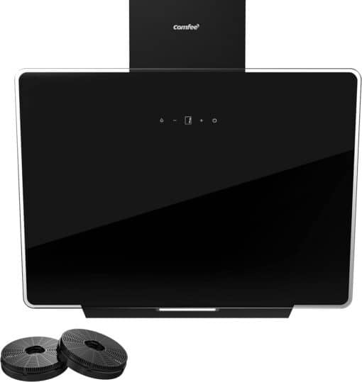 COMFEE' ANGJ64B-60 | Hotte Aspirante Inclinée 60cm en Verre